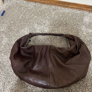 Brown HOBO leather purse